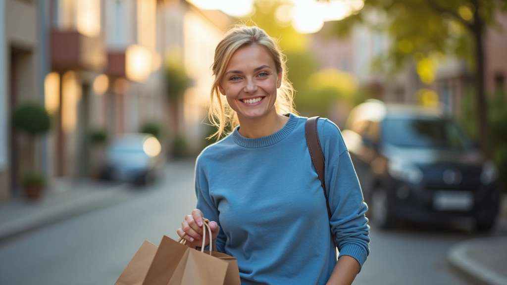Femme aidant une personne âgée à faire les courses